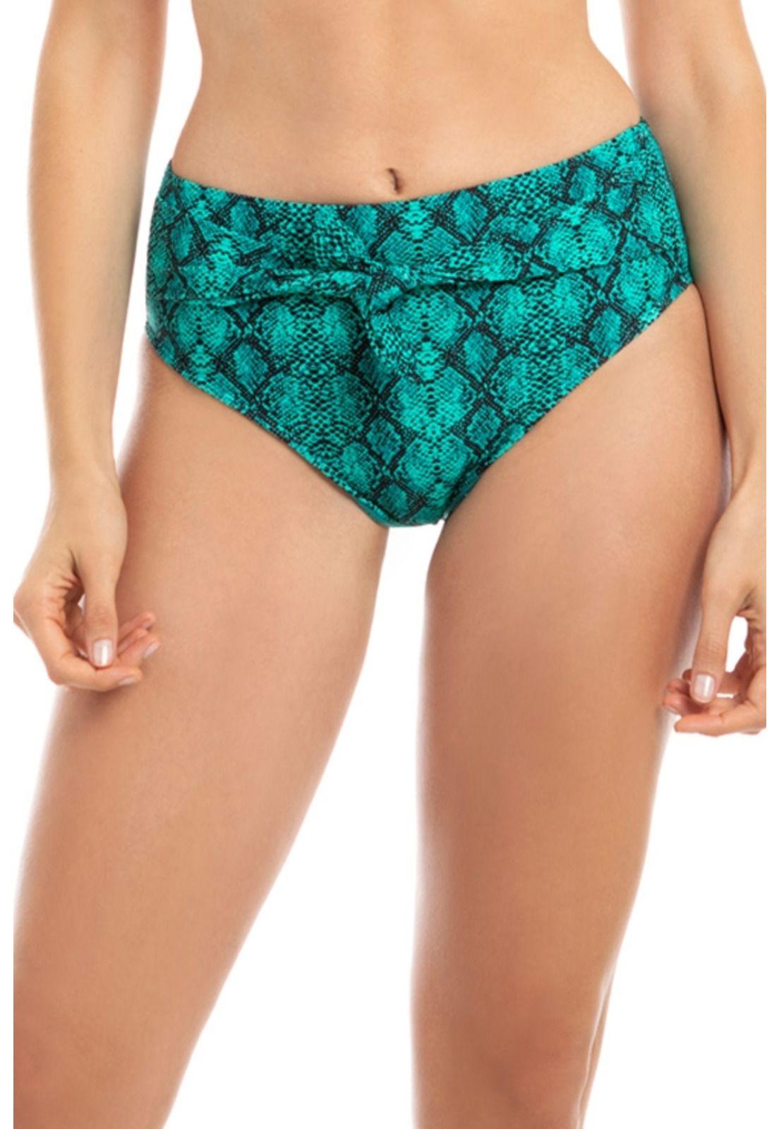 Bikini calzón con amarra animal print-0