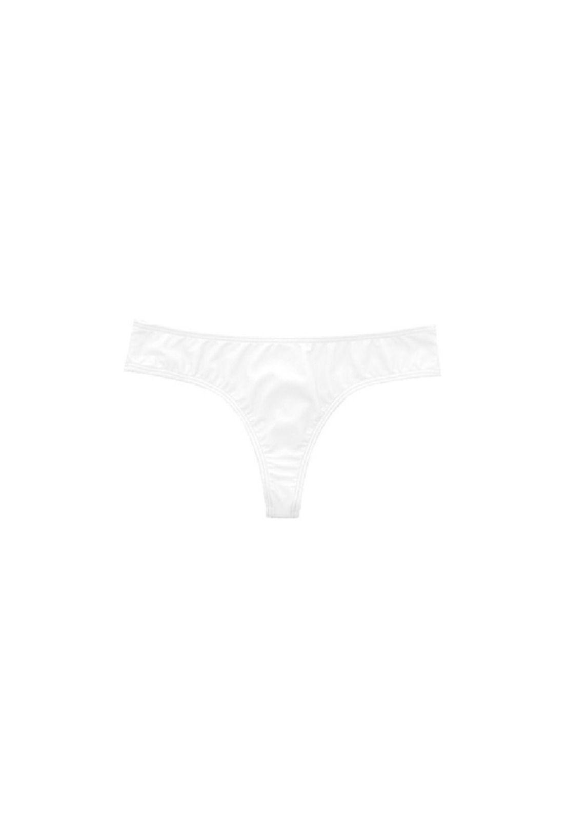Bikini calzón Colales culote color blanco-0