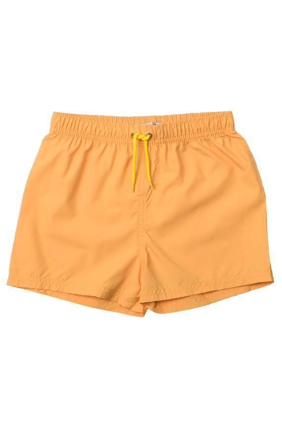 Traje de baño amarillo short niño-2