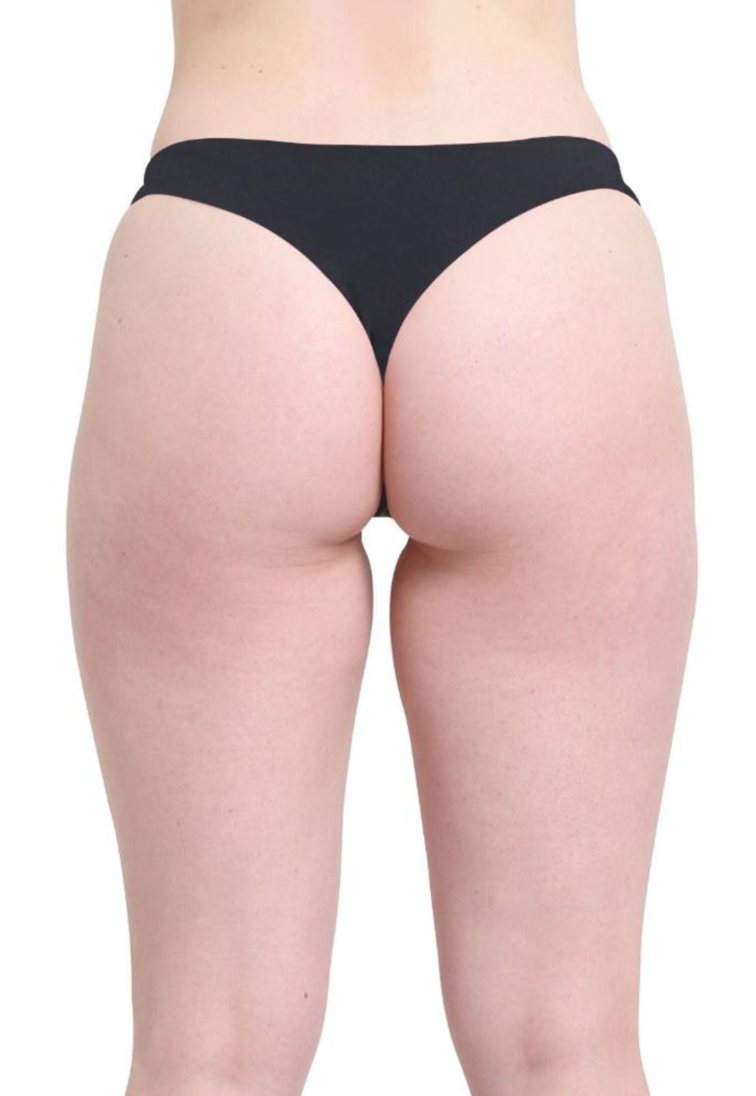 Bikini culote sin costura negro-1