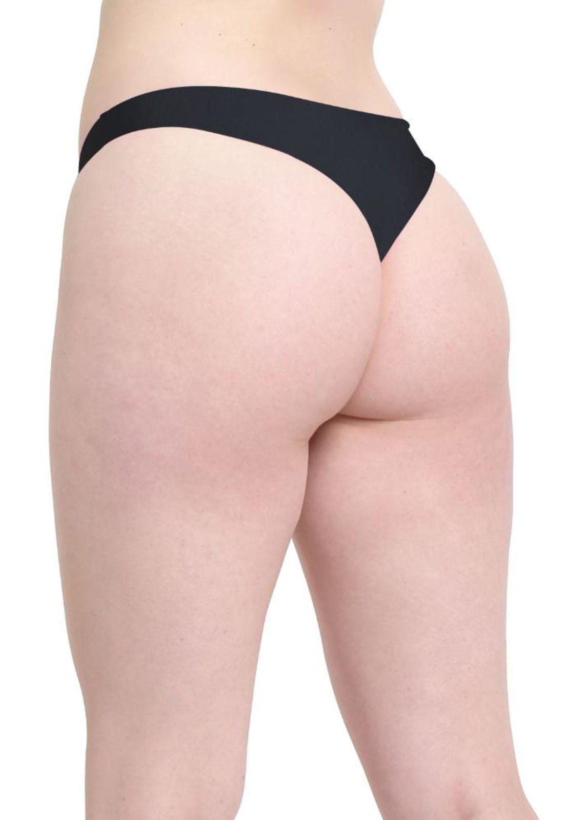 Bikini culote sin costura negro-2