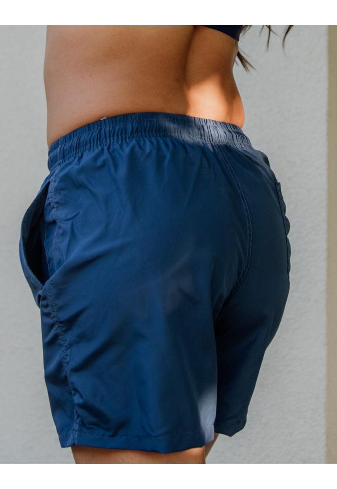Short largo azul marino mujer-2