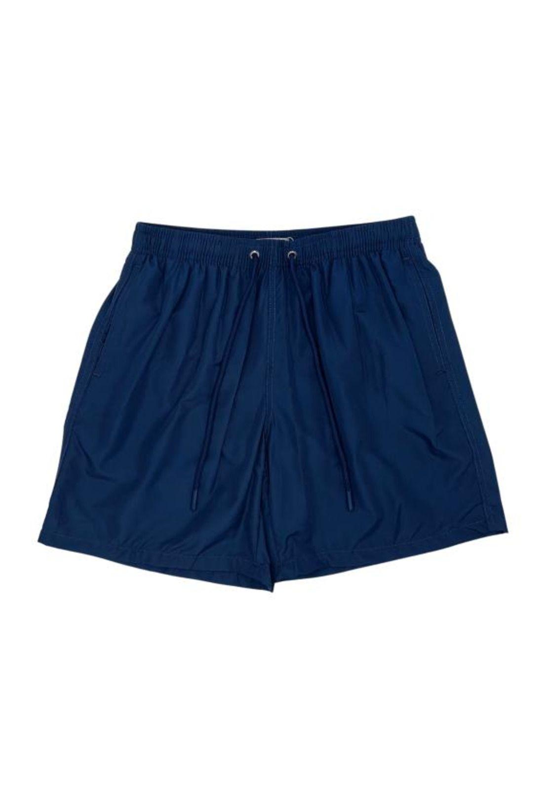 Short largo azul marino mujer-5