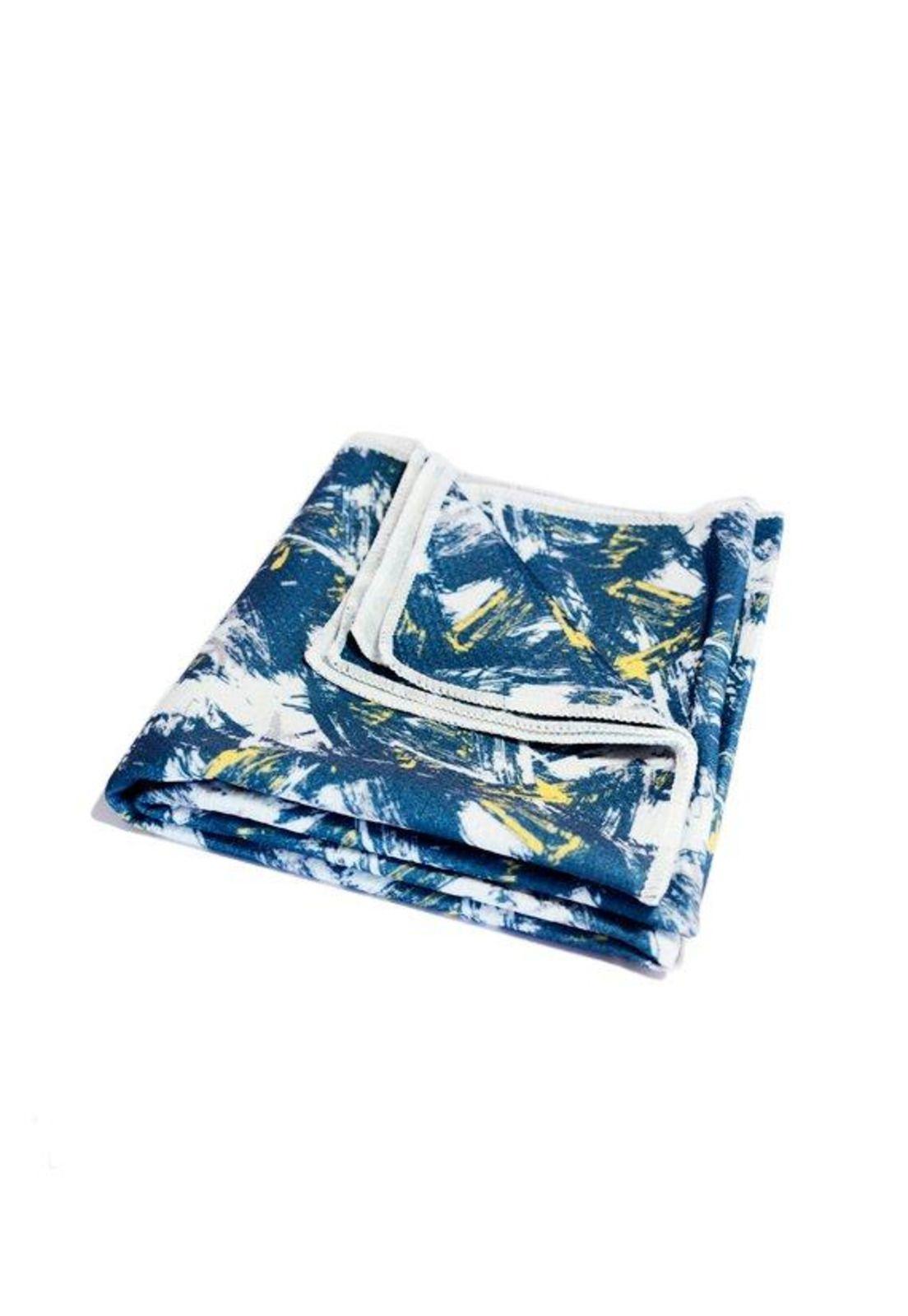 Toalla microfibra secado rápido estampada azul-0