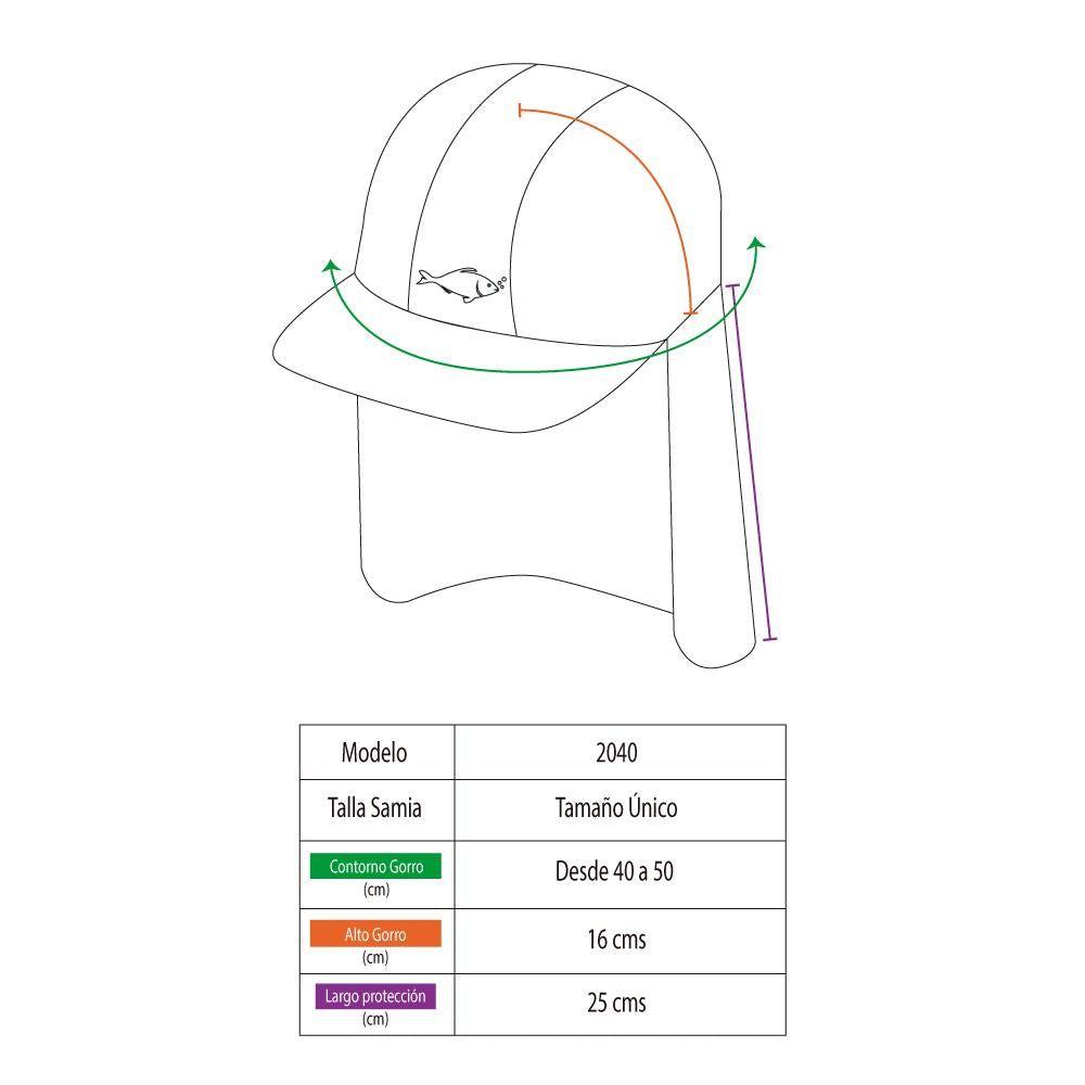 Gorro niño traje de baño verde protección solar-4