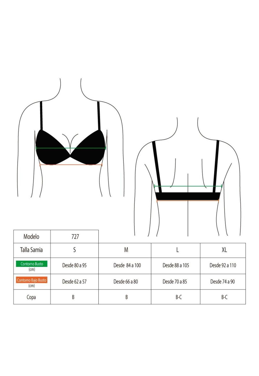 Bikini strapless con vuelos azul-3