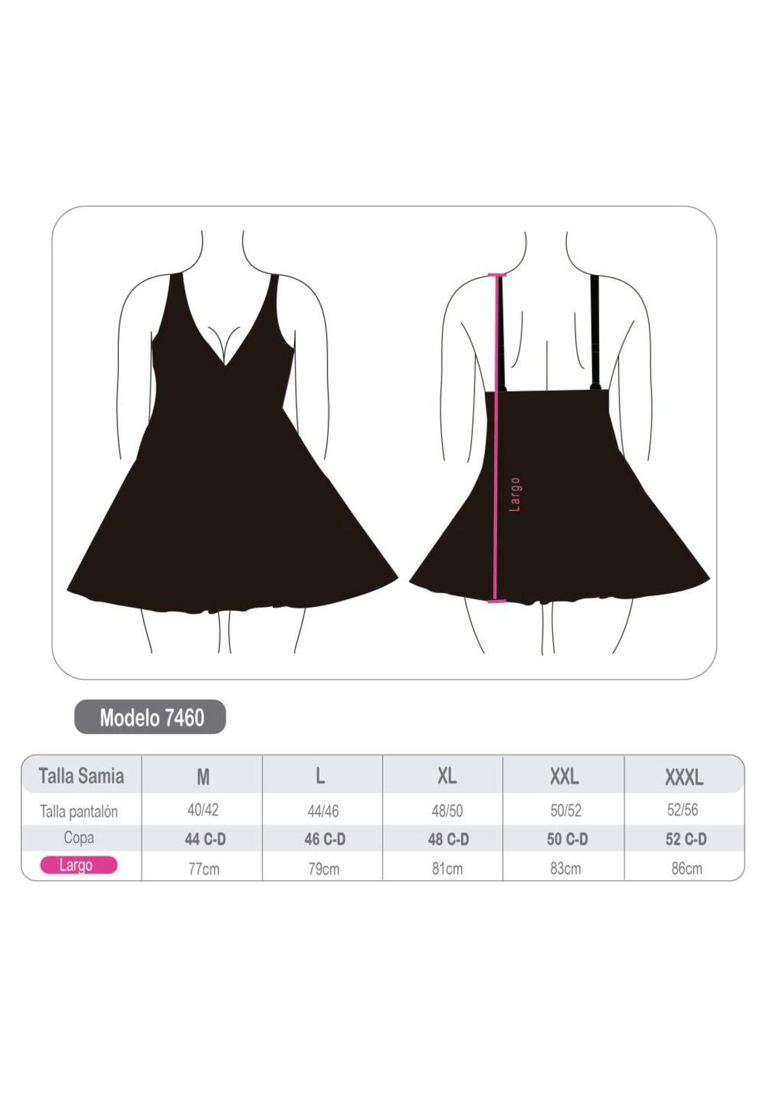 Traje de baño falda negro-4