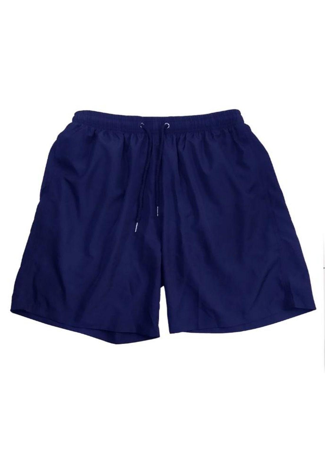 Short largo azul hombre-0