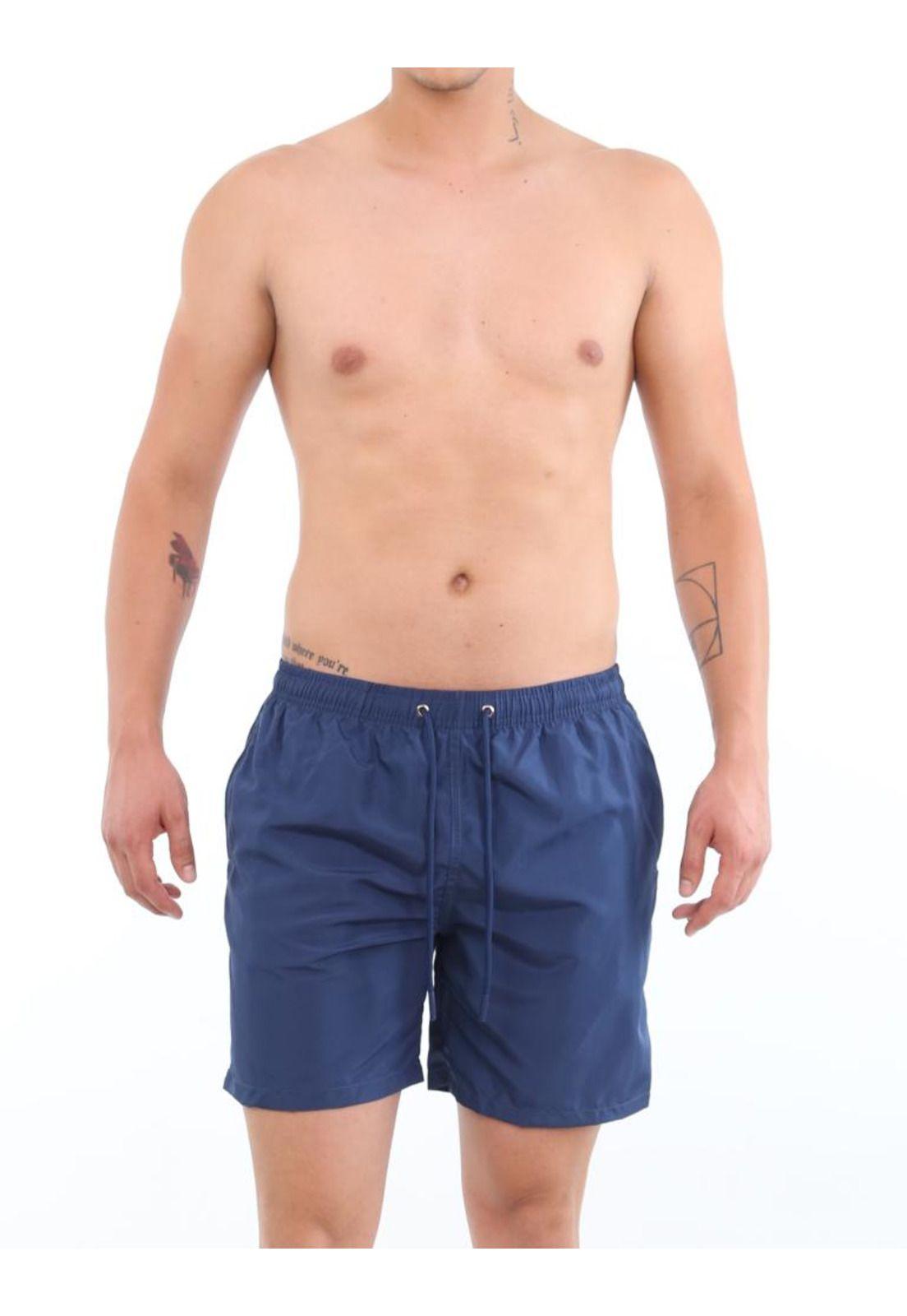 Short largo azul hombre-4