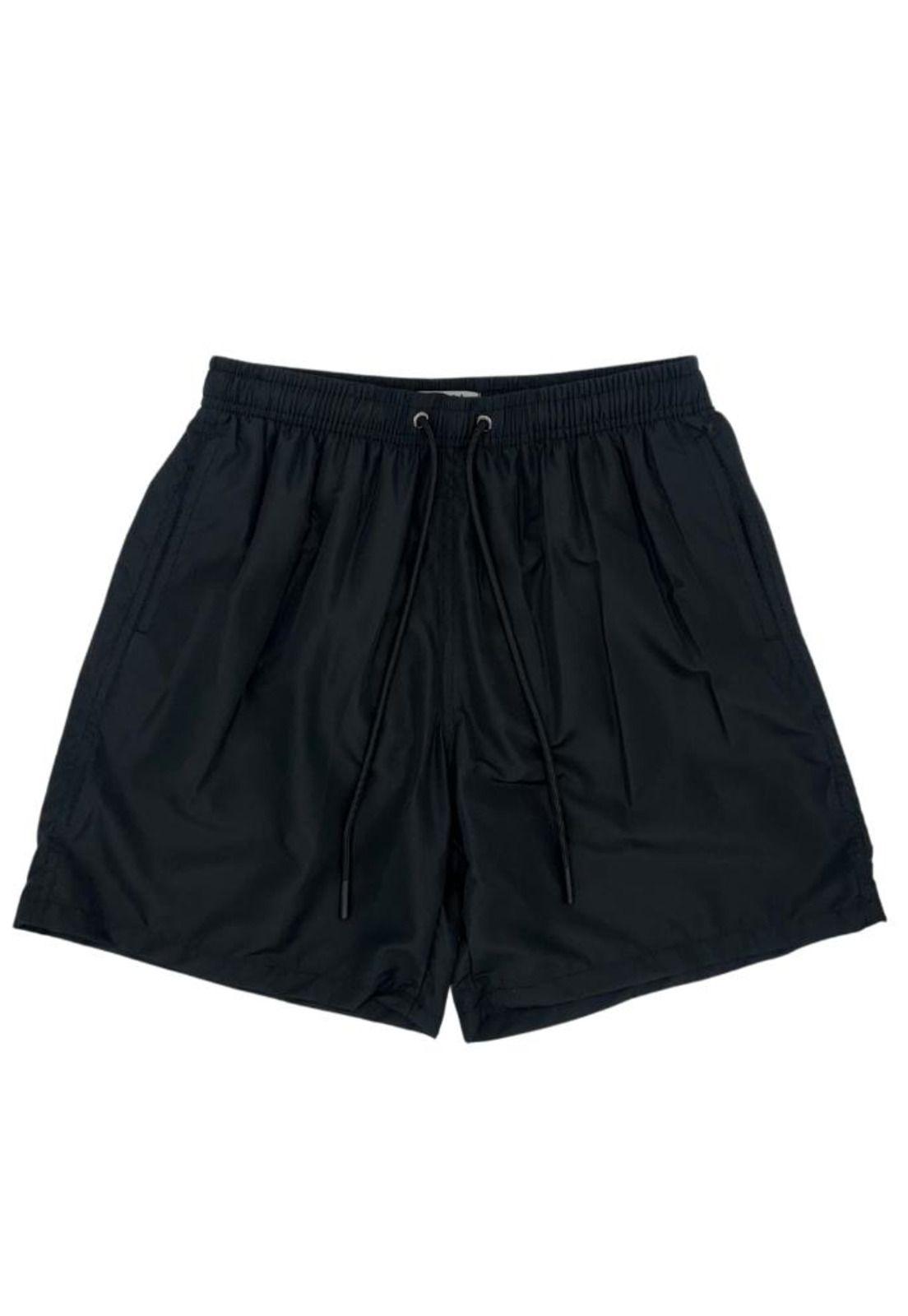 Short largo negro hombre-1