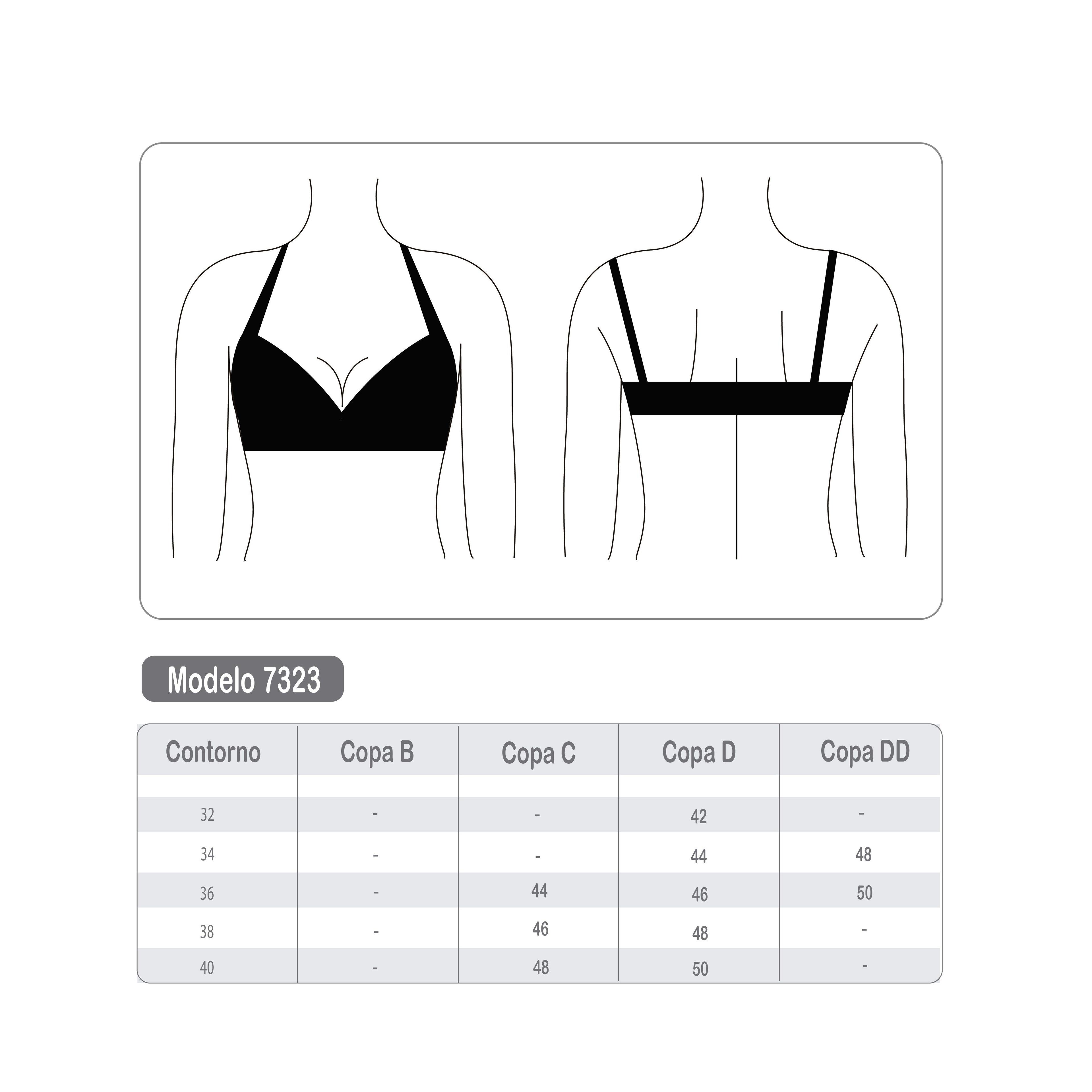 Bikini busto grande turquesa-2