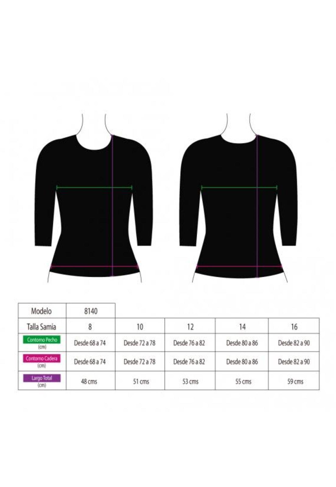 Polera niña protección UV estampado verde-2