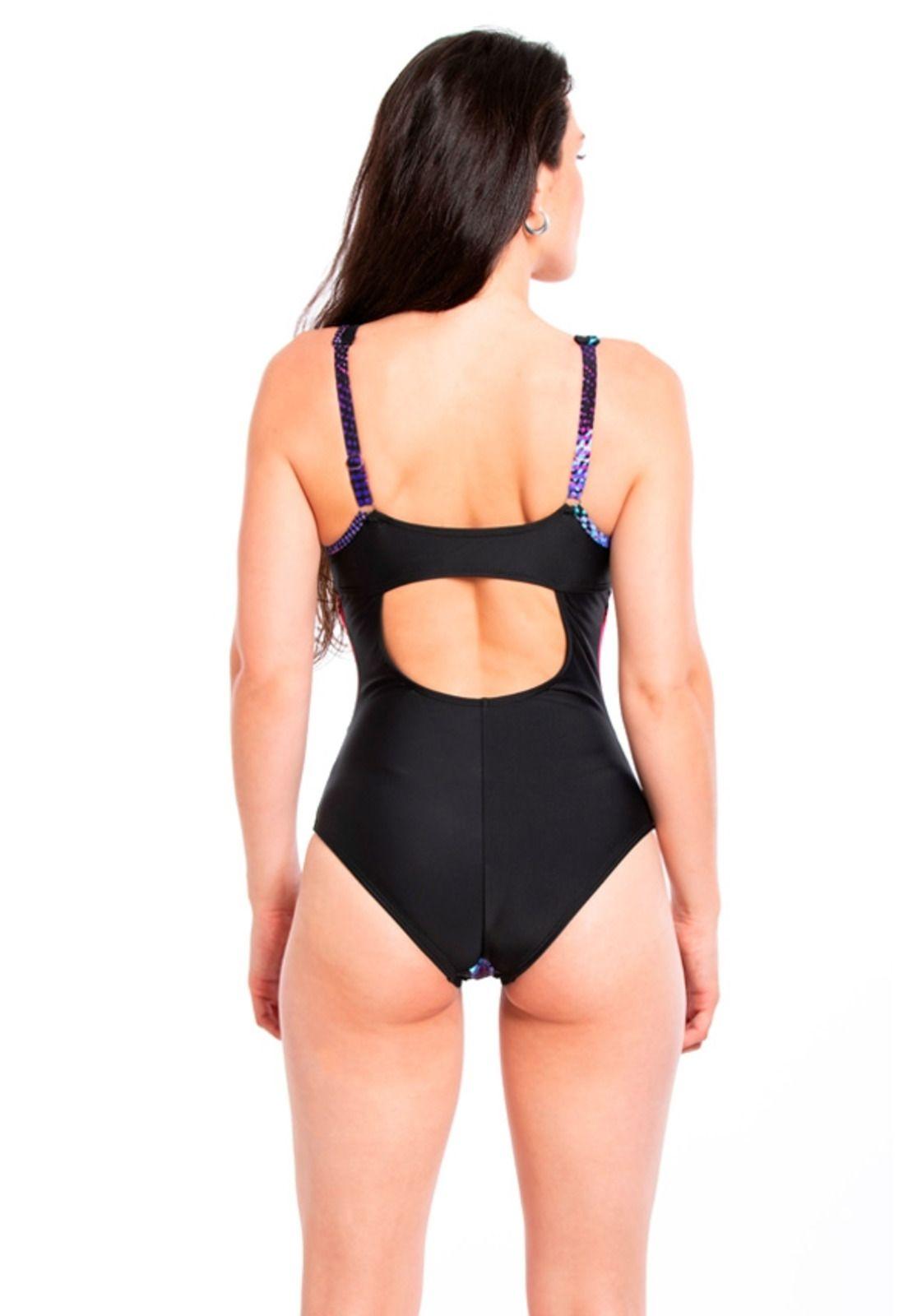 Traje de baño deportivo reductor est morado-1