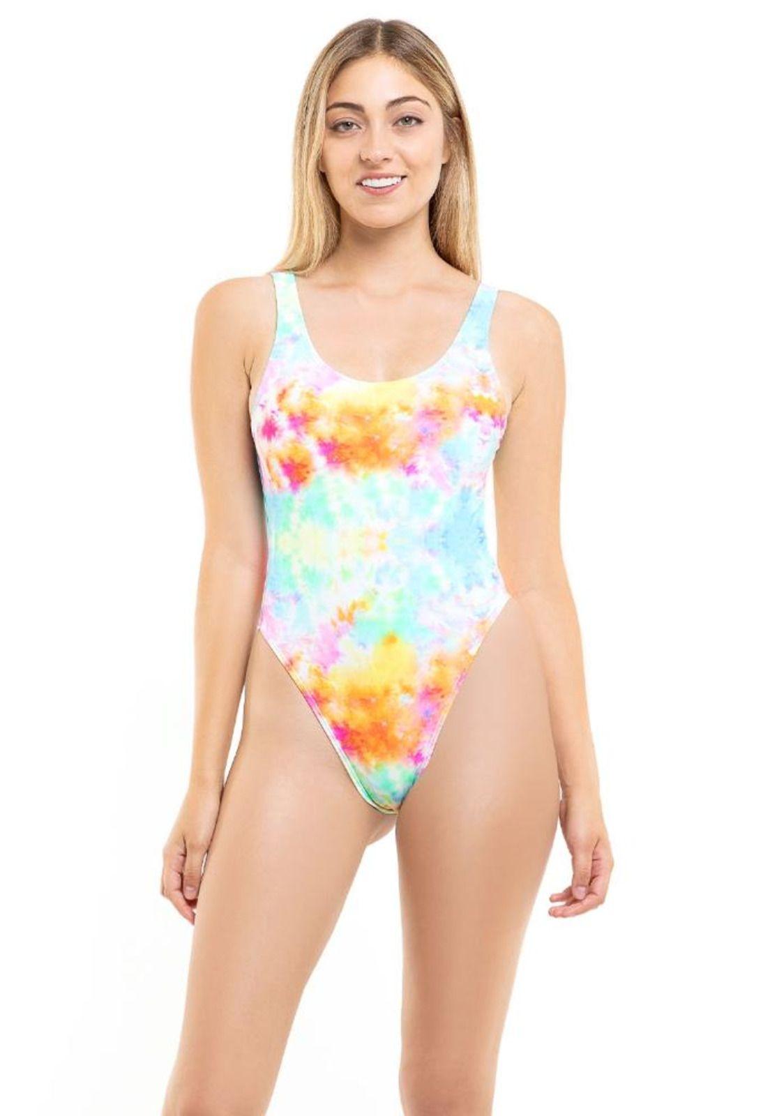 Enterito baywatch estampado fucsia-0