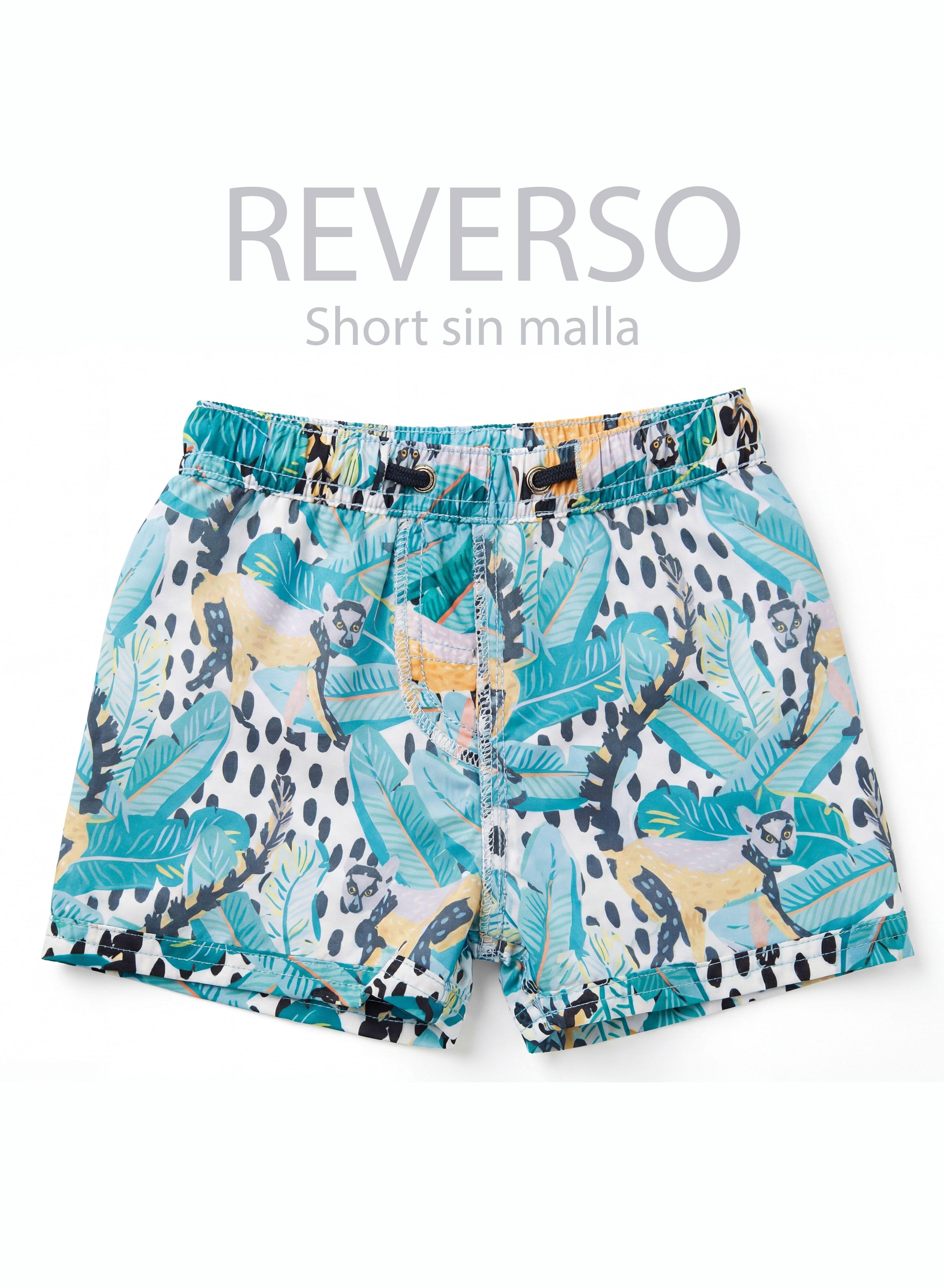 Traje De Baño Estampado Animales Short Niño-4