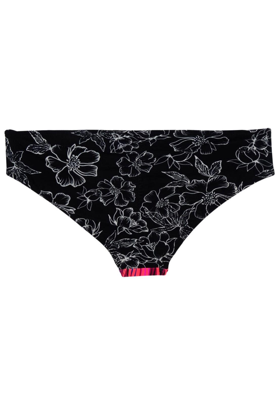 Calzón bikini con pinza estampado morado-1