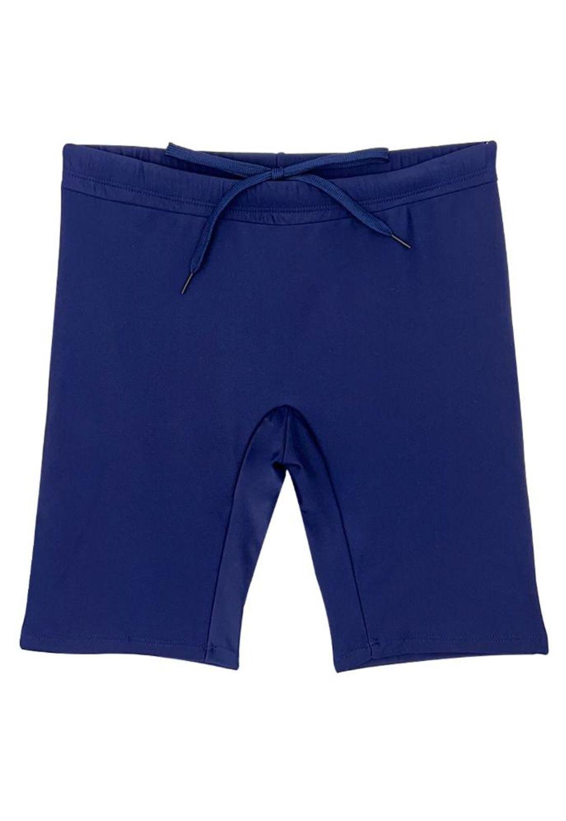 Calza biker azul marino-0
