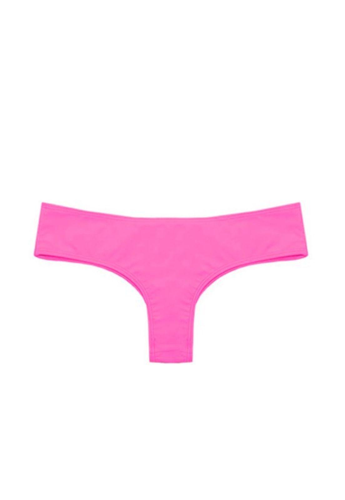 Bikini calzón culote tanga color fucsia-0