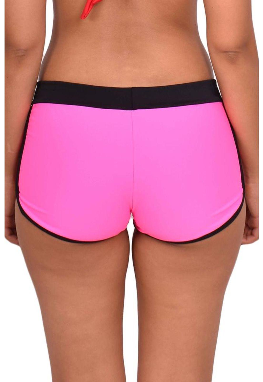 Short deportivo hot pant fucsia-1