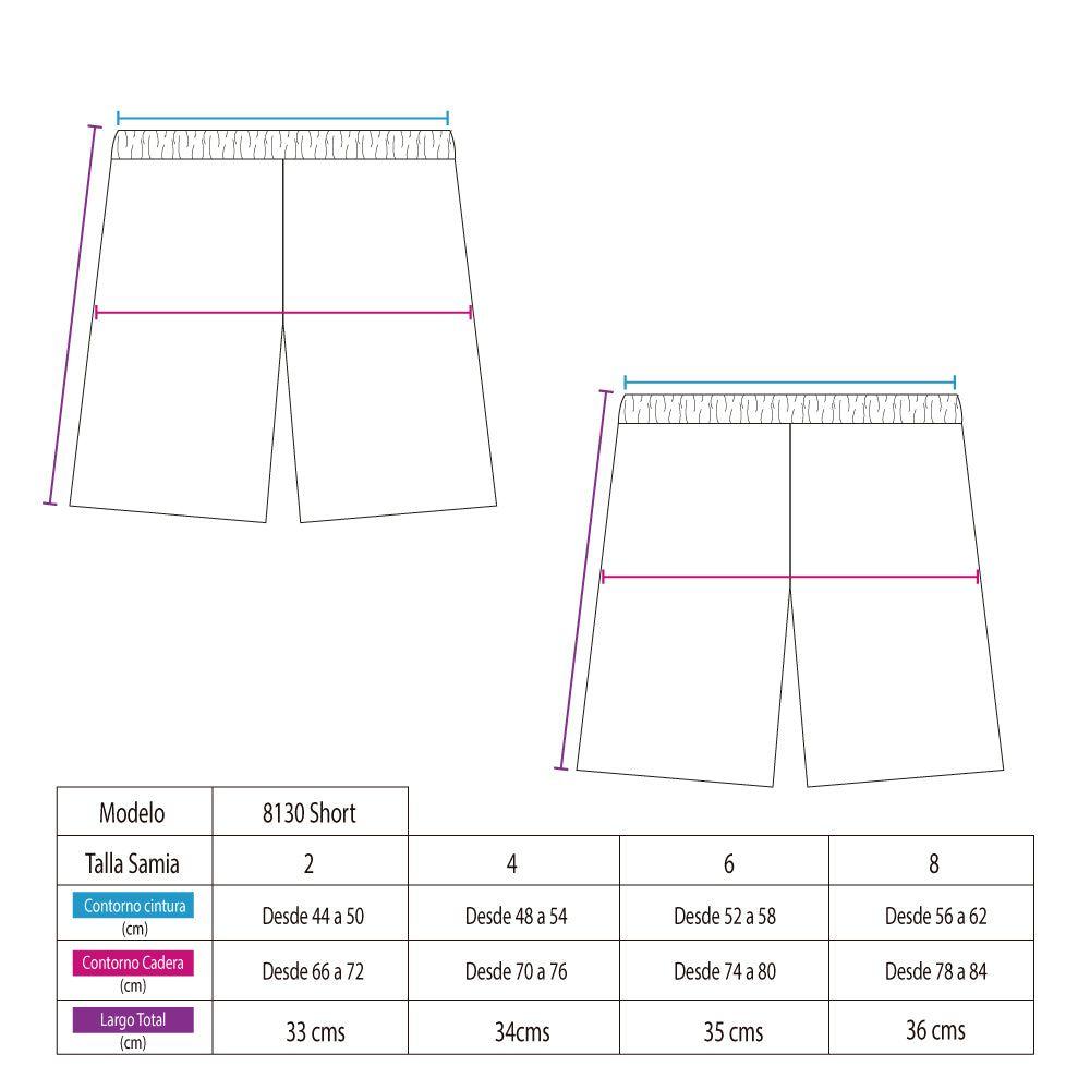 Traje de baño niña con filtro UV fucsia-4