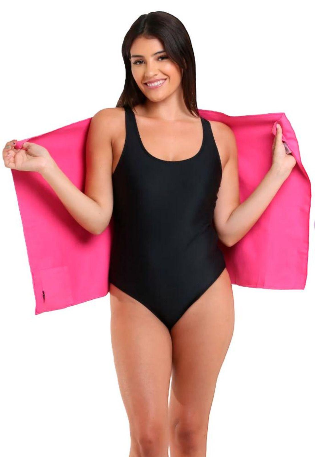 Toalla de microfibra secado rápido chica fucsia-2