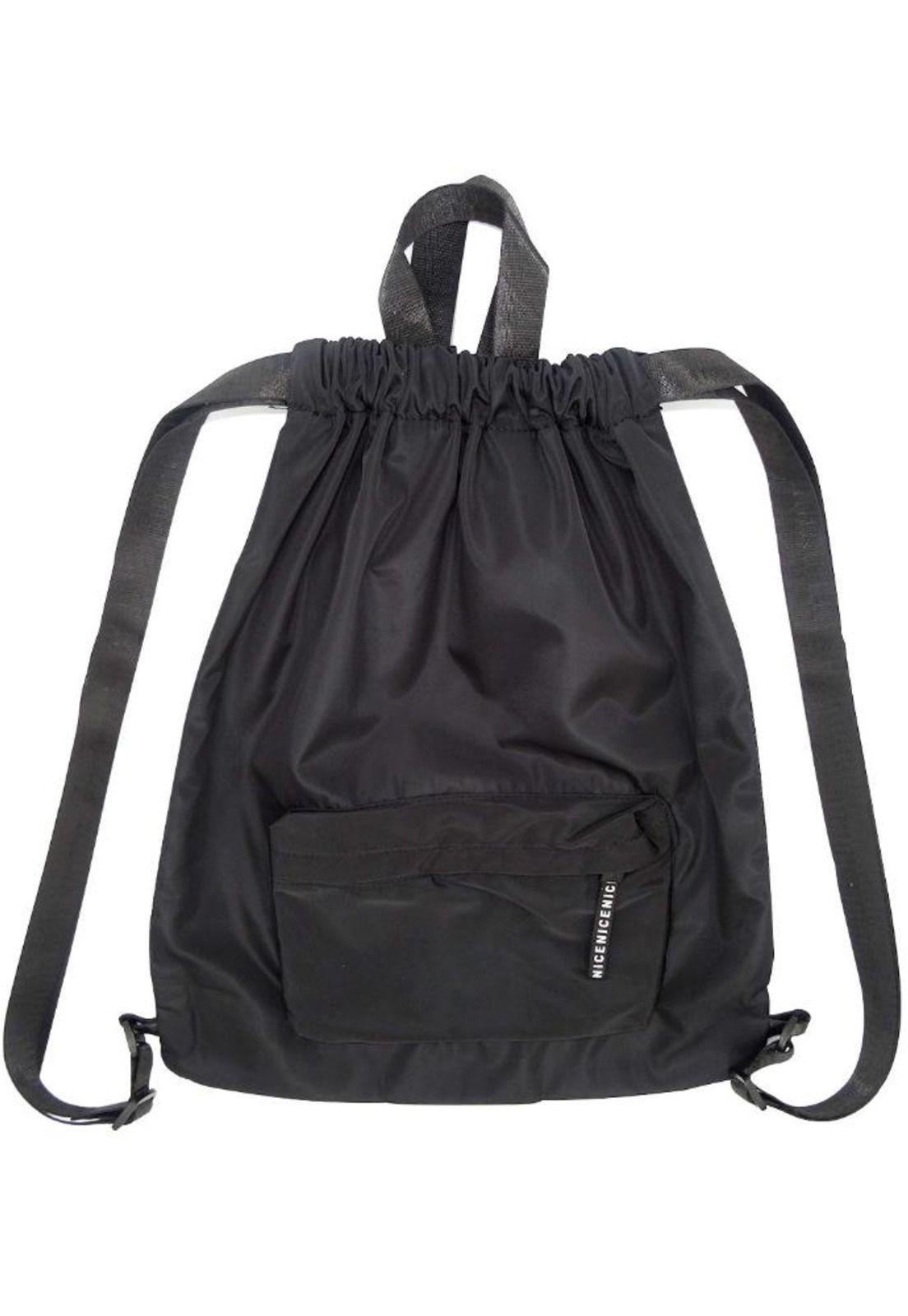 Bolso tipo morral deportivo negro-0