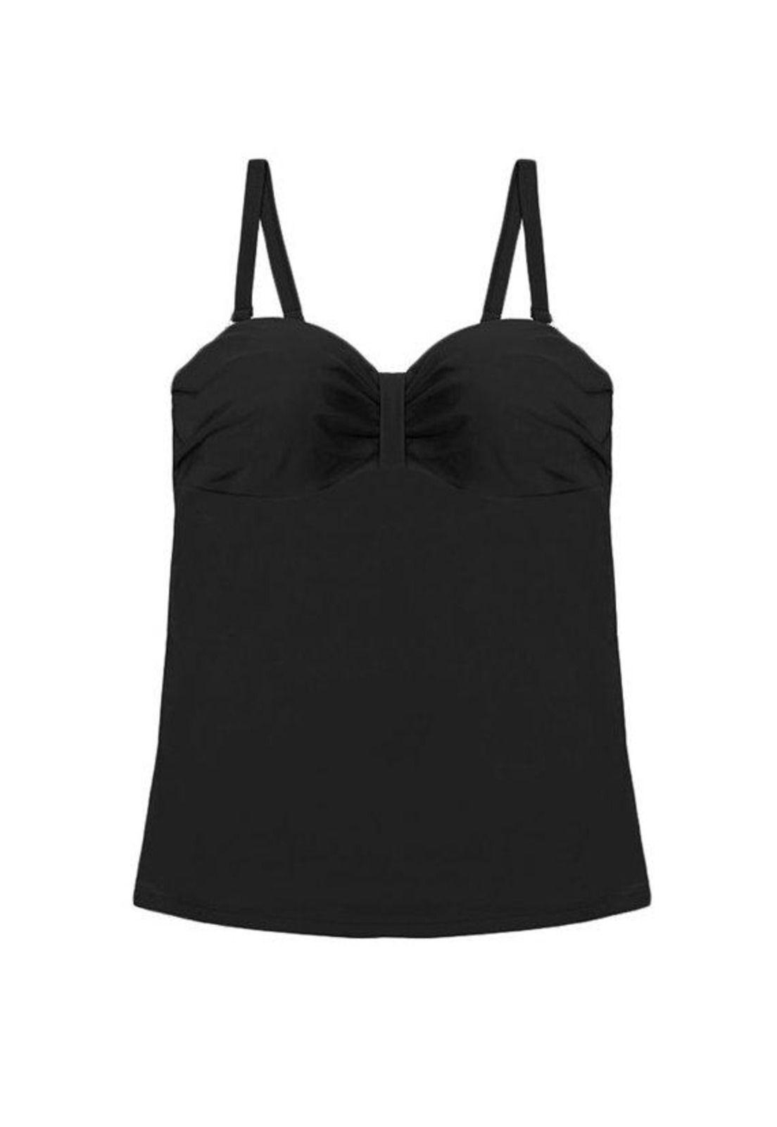 Tankini con barba y relleno negro-0