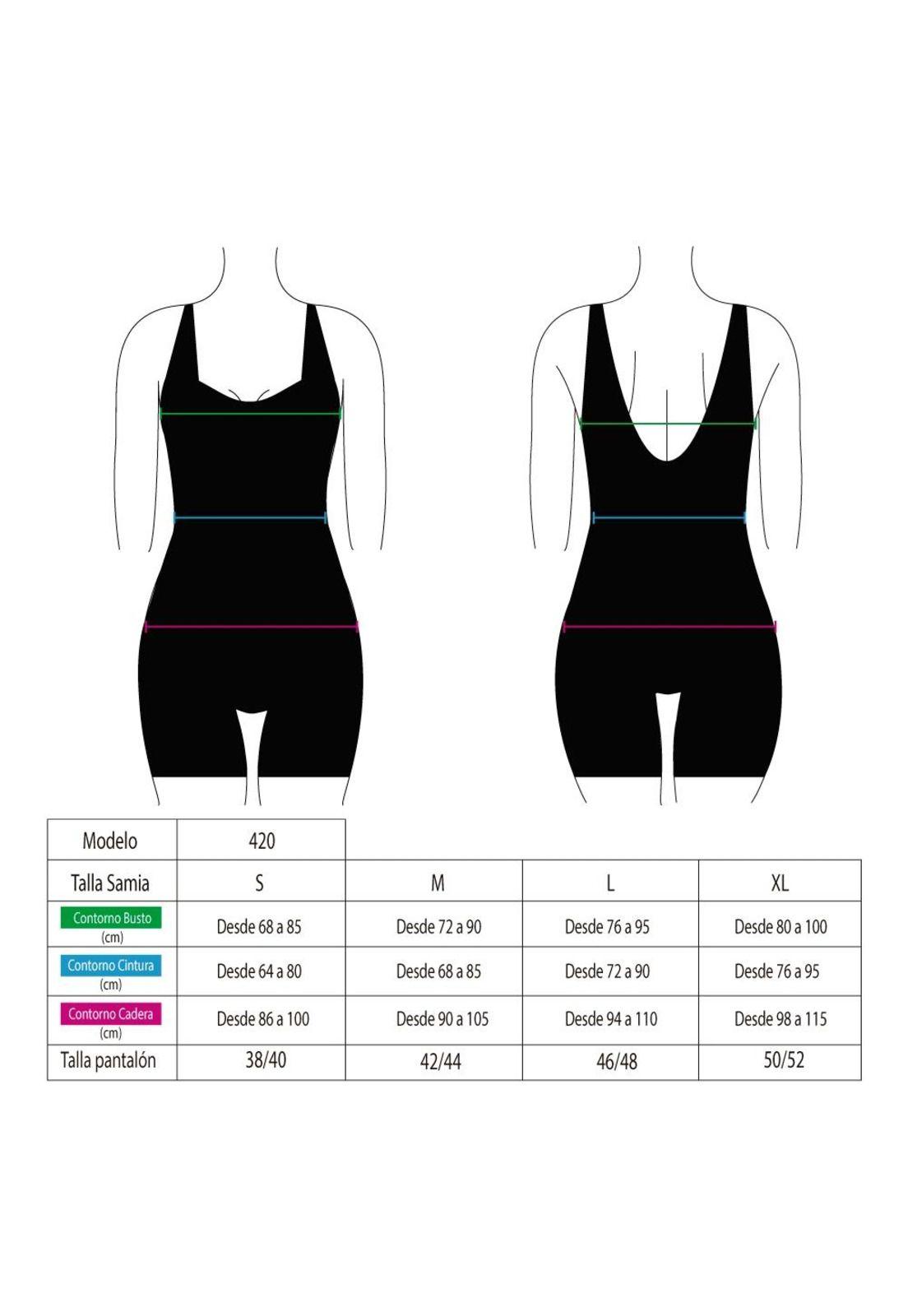 Traje de baño Deportivo pierna larga negro-1