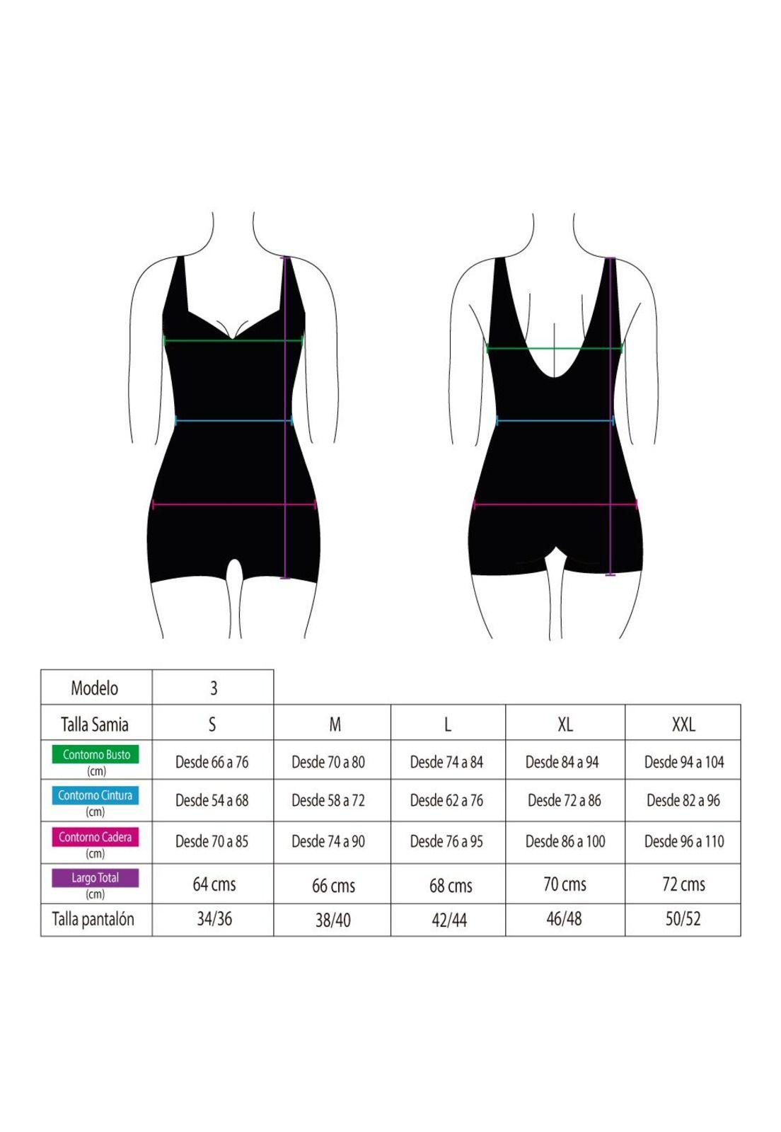 Traje de baño Deportivo media pierna color turquesa-4