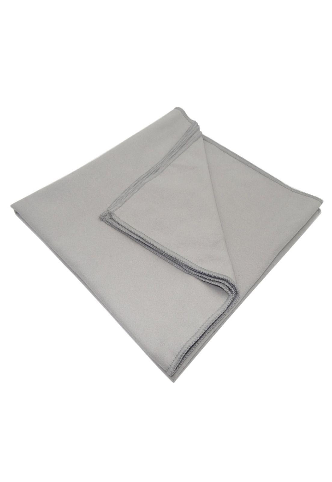 Toalla de microfibra secado rápido chica gris-5