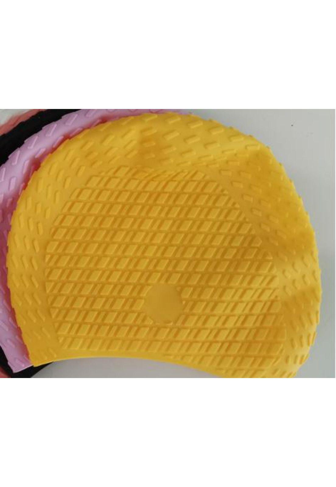 Gorro goma grande natación Fucsia-0