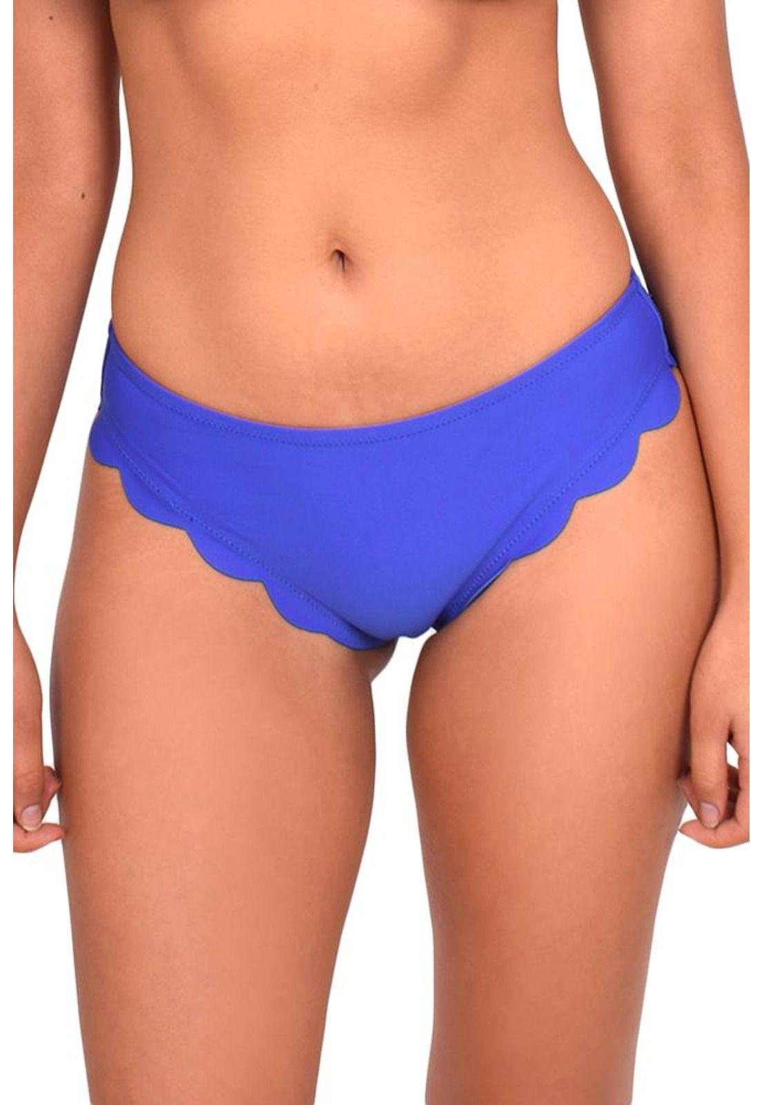 Bikini calzón con formas color azul-0