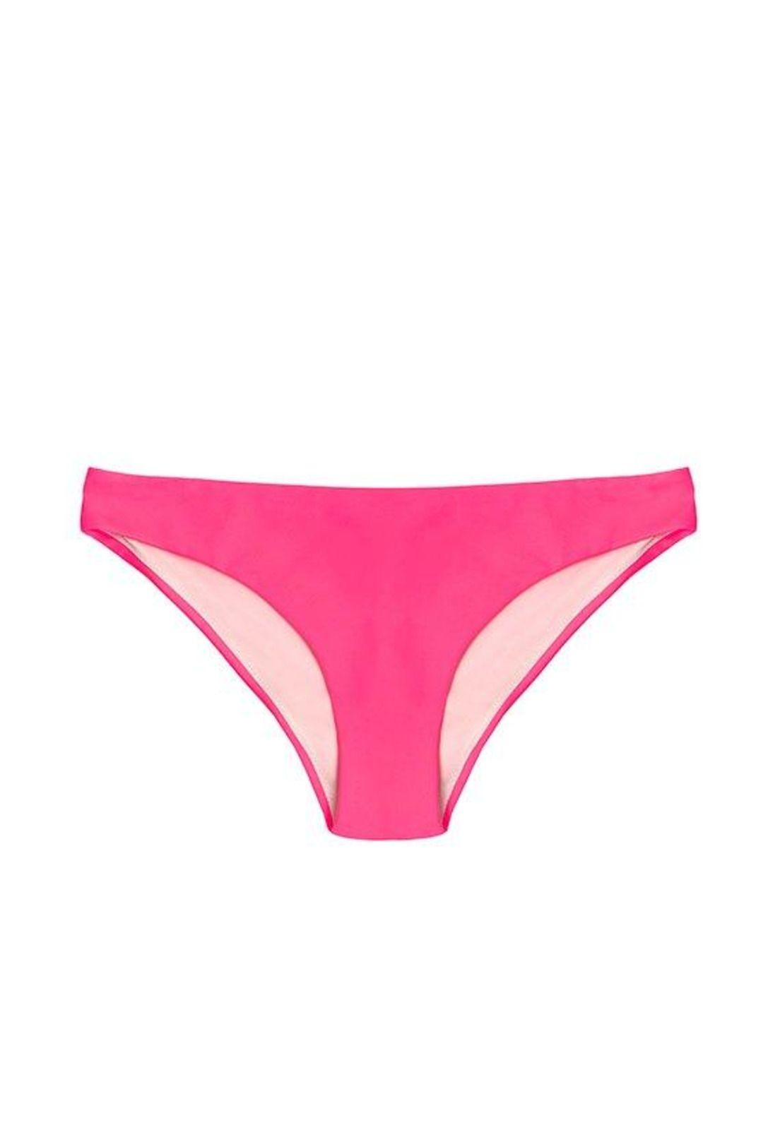 Bikini calzón clásico con pinza fucsia-2