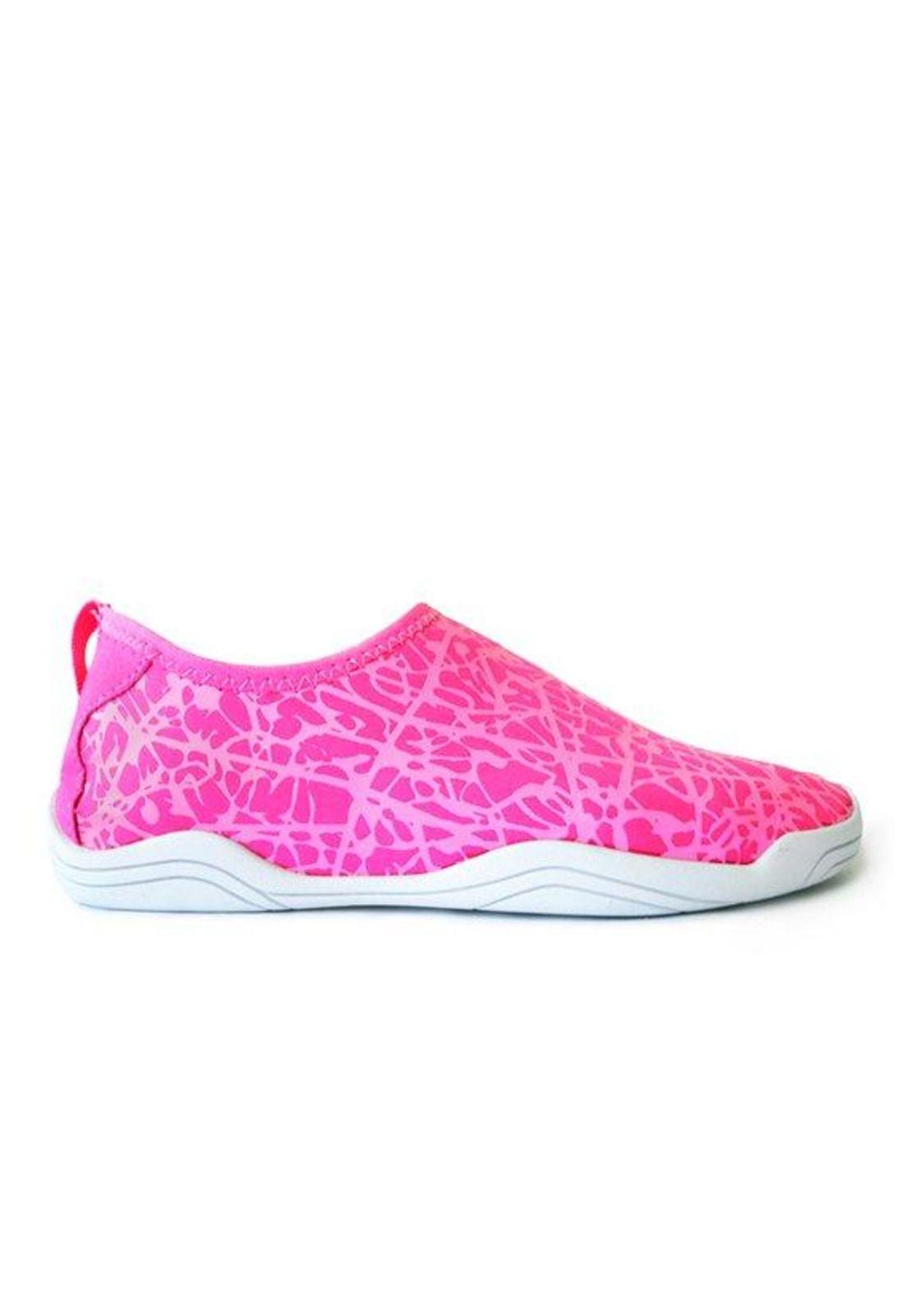 Zapatillas de spandex para mujer fucsia-0