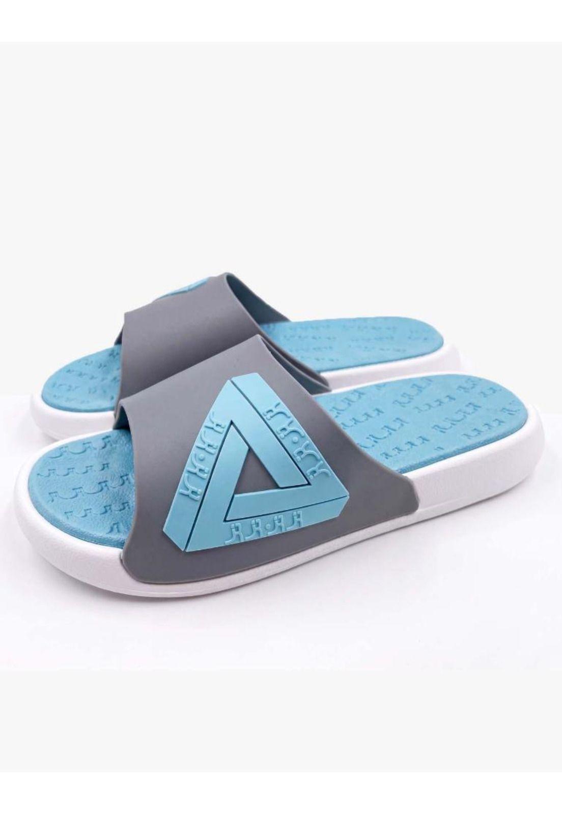 Sandalias Unisex de goma gris-1