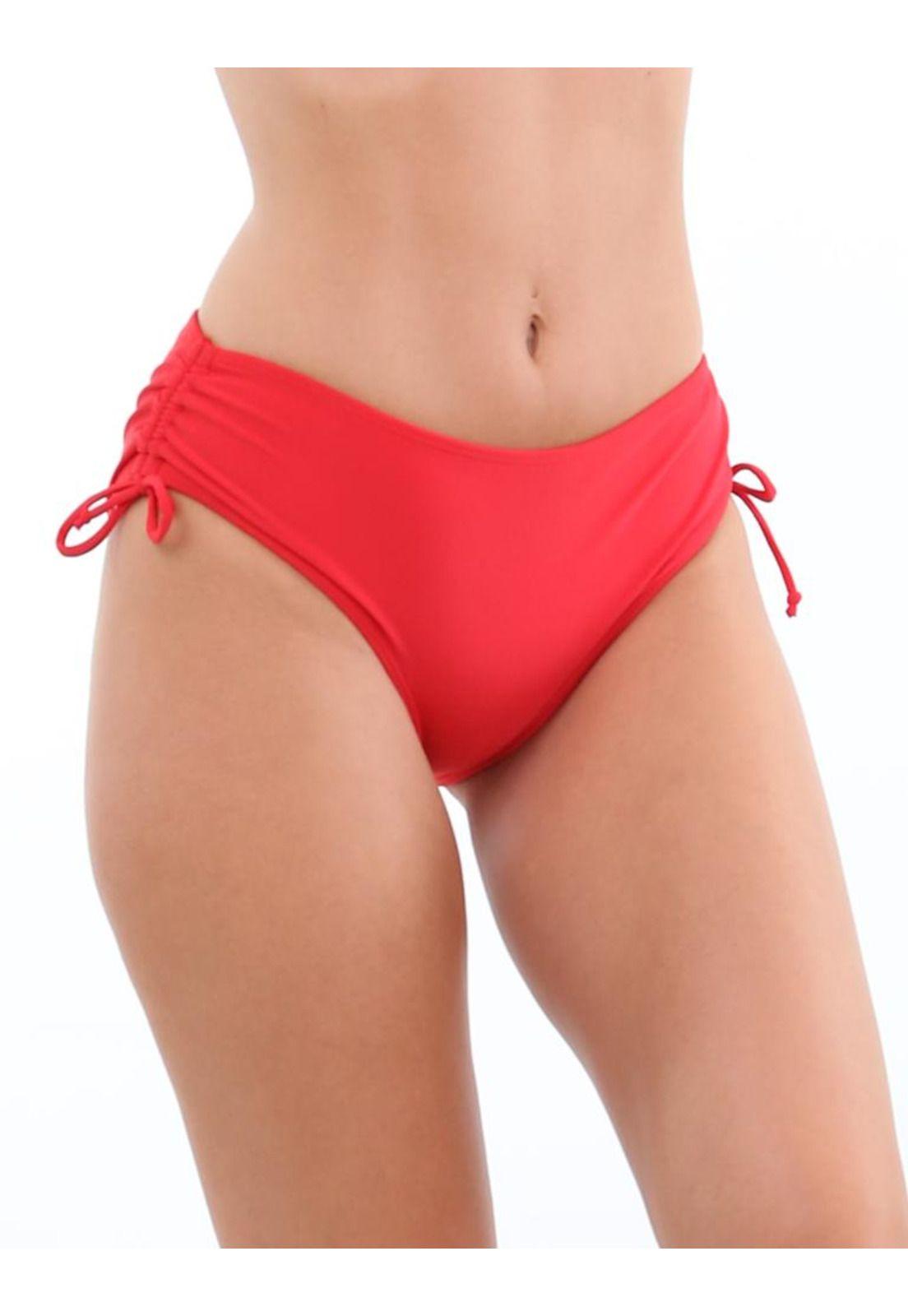 Bikini calzón ajustable caderas rojo-1