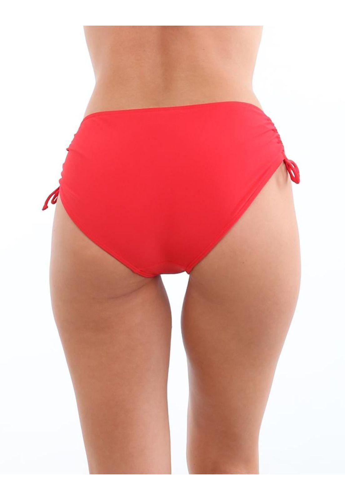 Bikini calzón ajustable caderas rojo-2