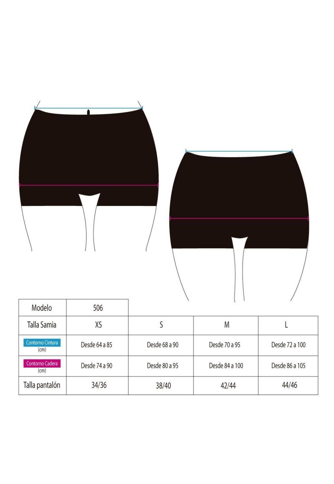 Bikini hot-pant  color azul-3