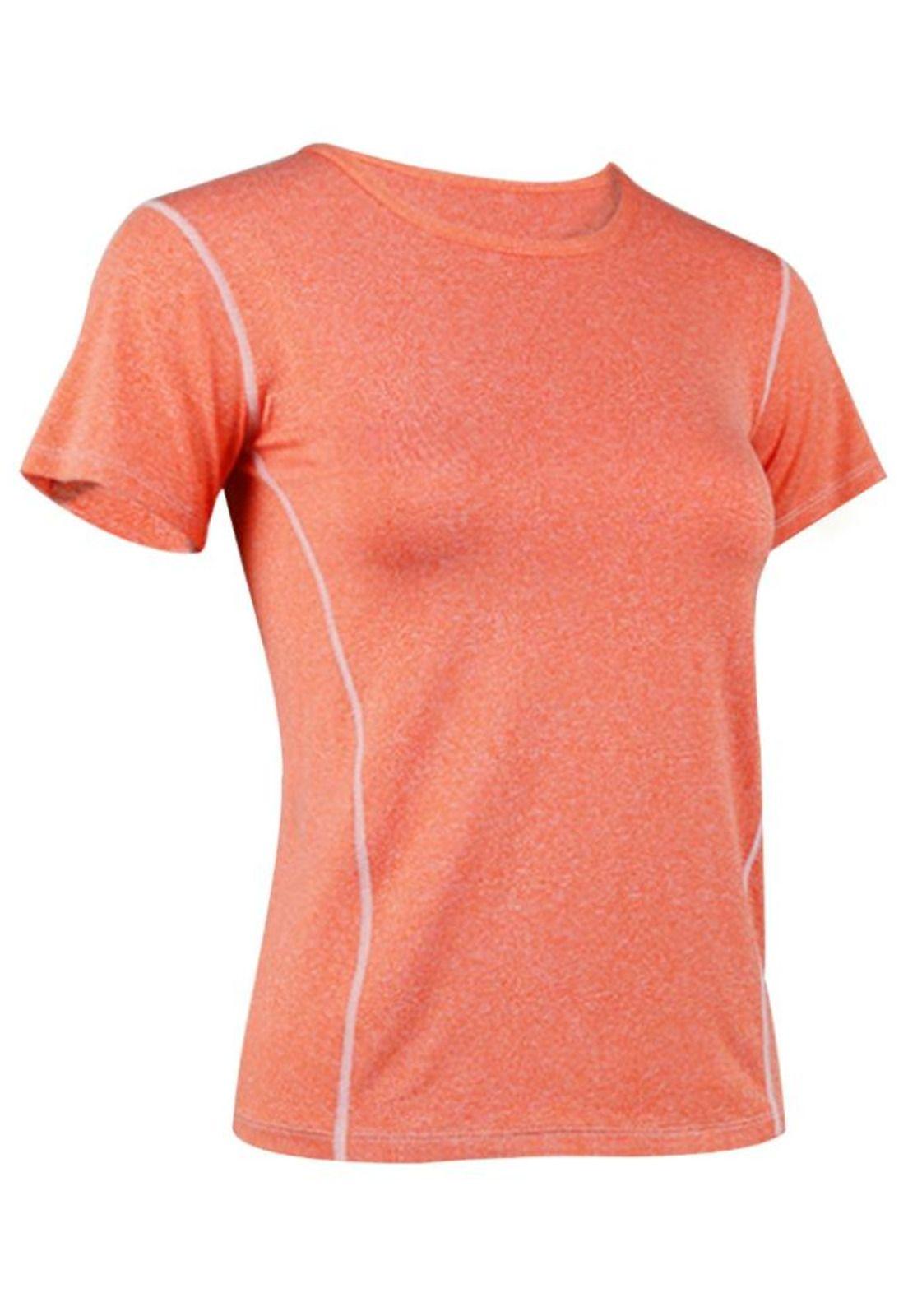 Polera deportiva básica naranja-2