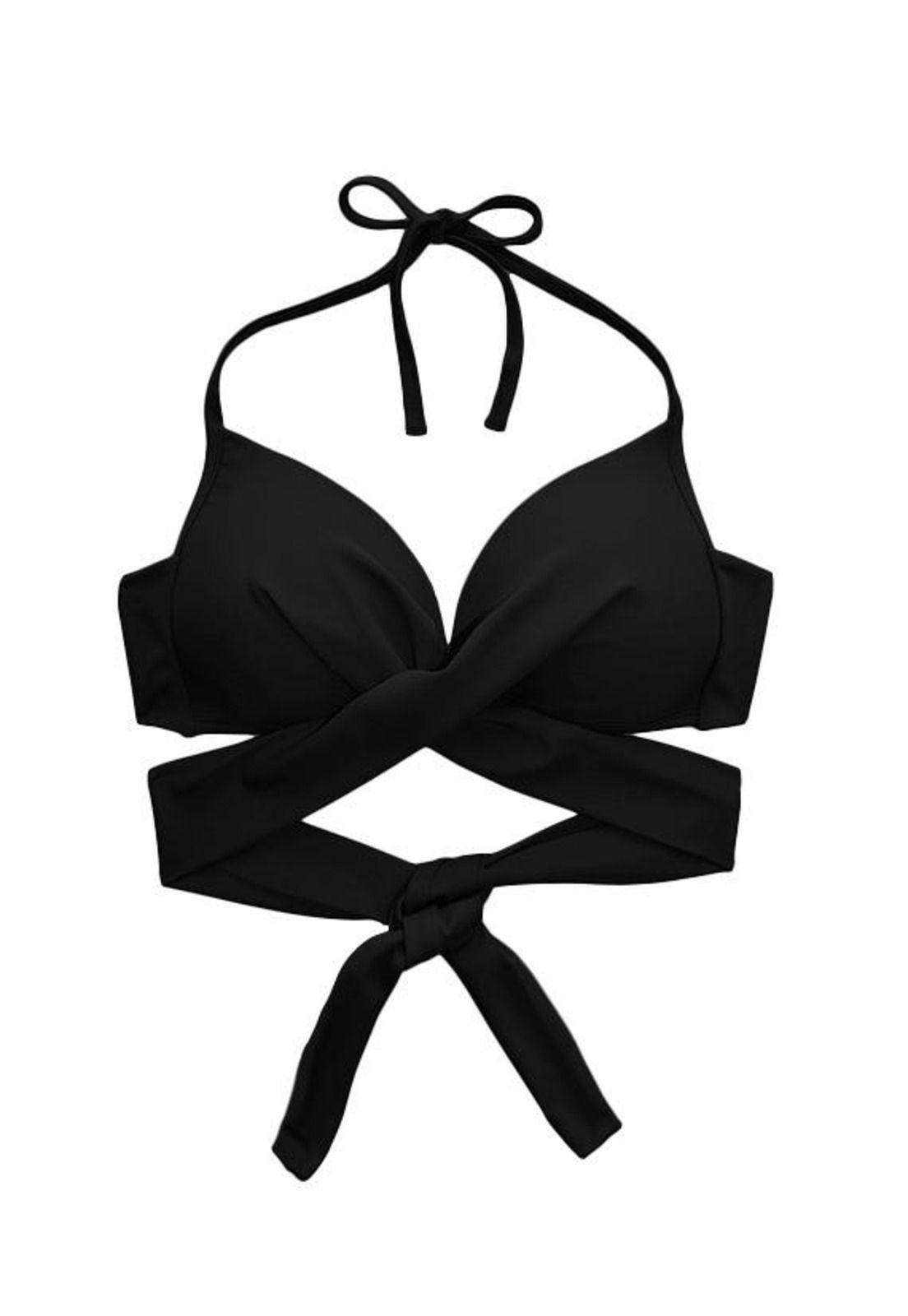 Bikini tiras cruzadas negro-2