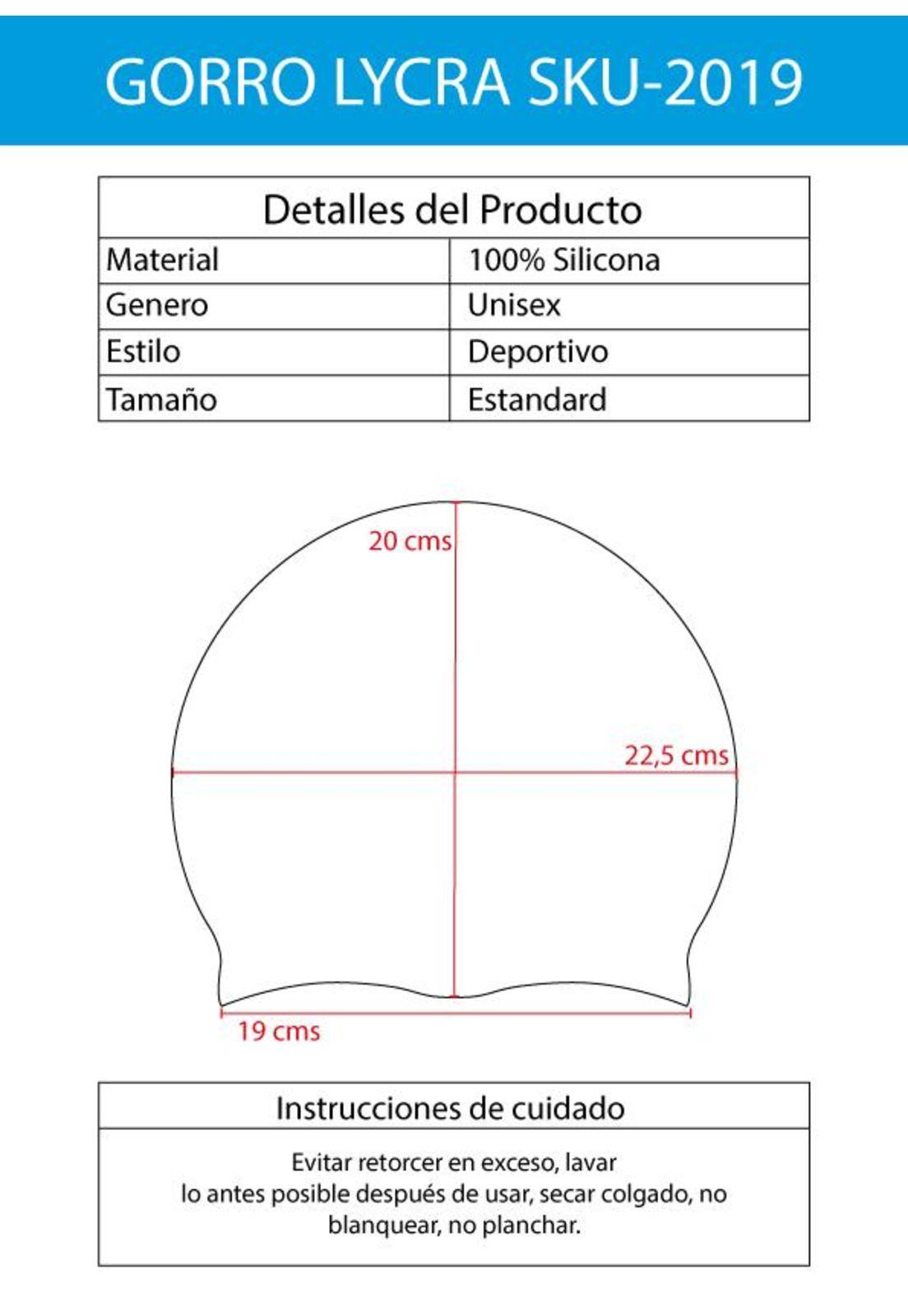Gorro de natación de silicona negro-4