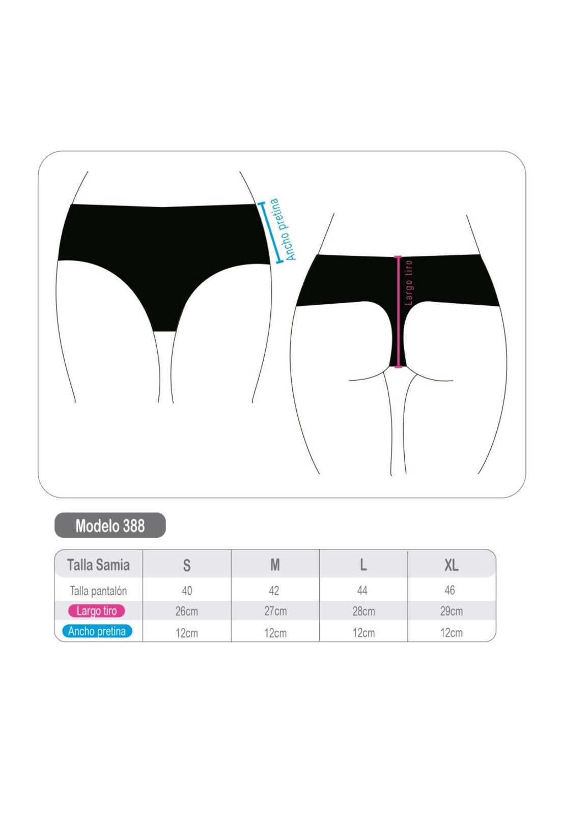 Bikini calzón colaless tiro alto estampado azul-3