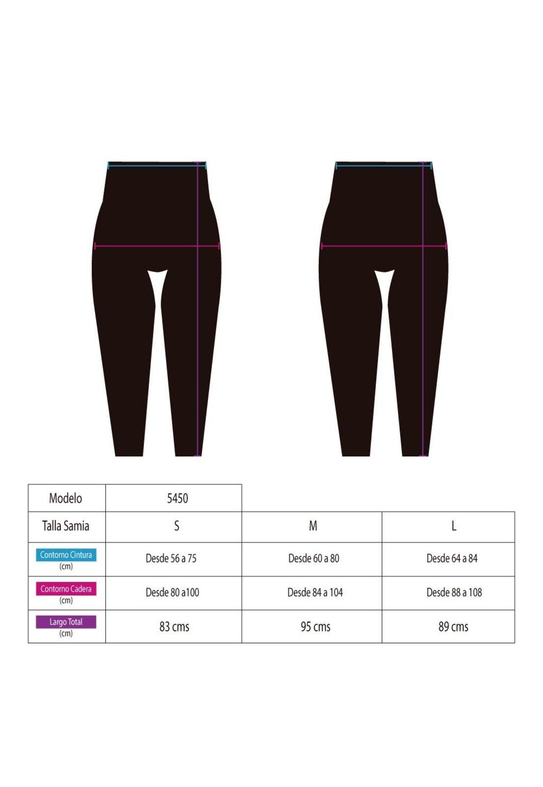 Calza corte corazón azul-2