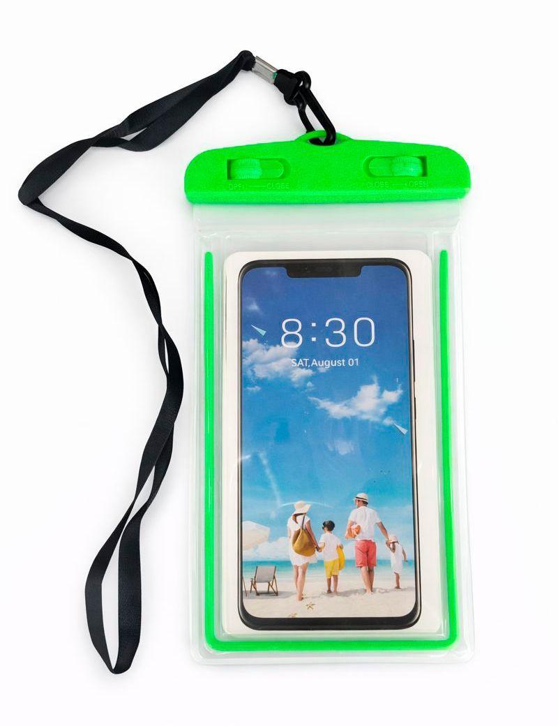 Estuche a prueba de agua verde-2