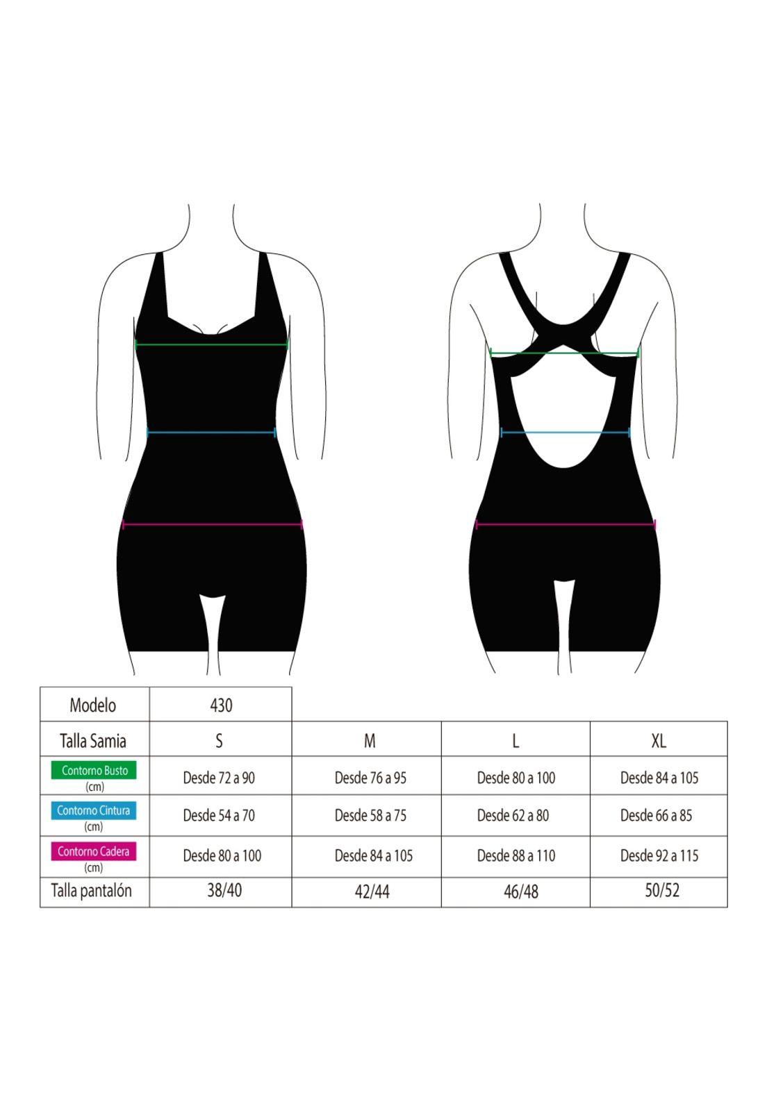 Traje de baño Deportivo pierna larga negro-1