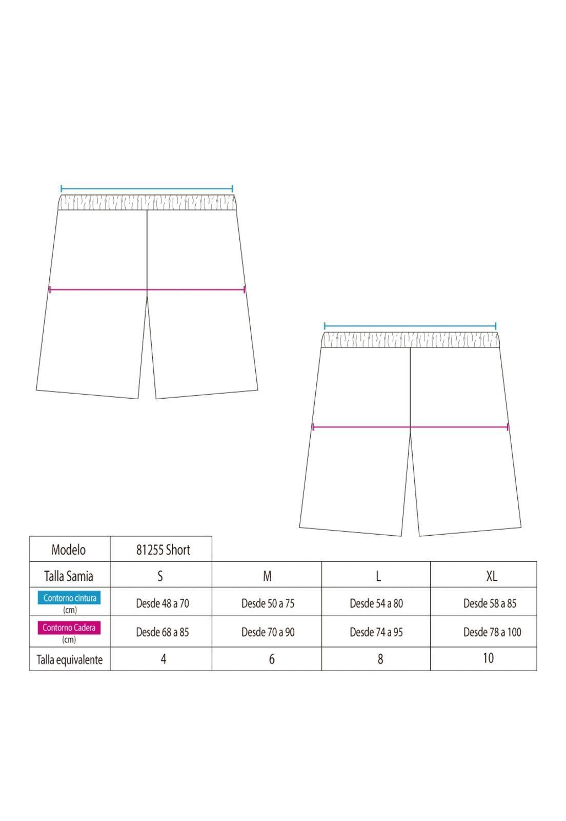 Conjunto polera y short con filtro UV turquesa-2