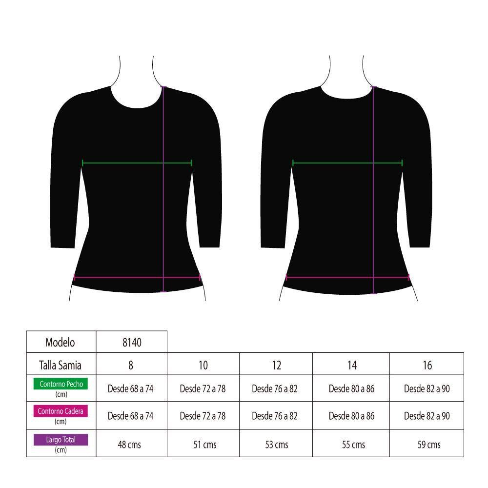 Polera niña protección UV fucsia-3