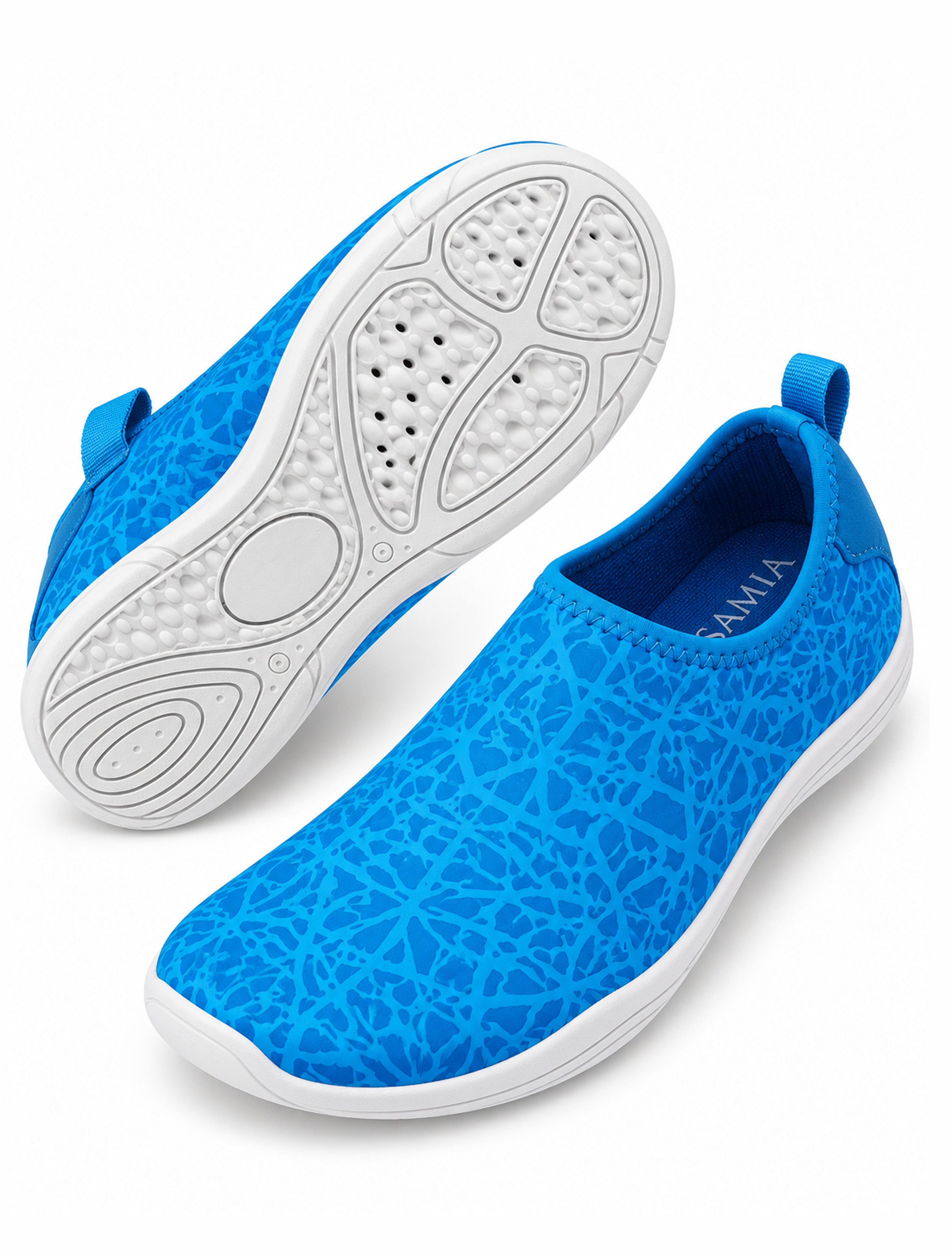 Zapatos de playa hombre azul-2