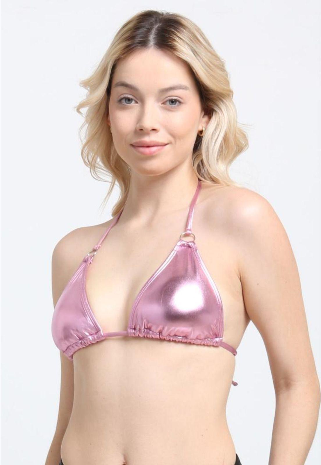 Bikini triangulo argolla lila brillante-2