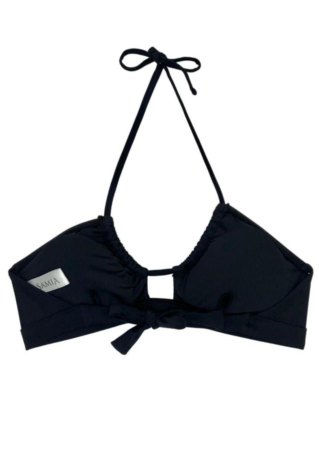 Bikini bandeau pretina negro-1